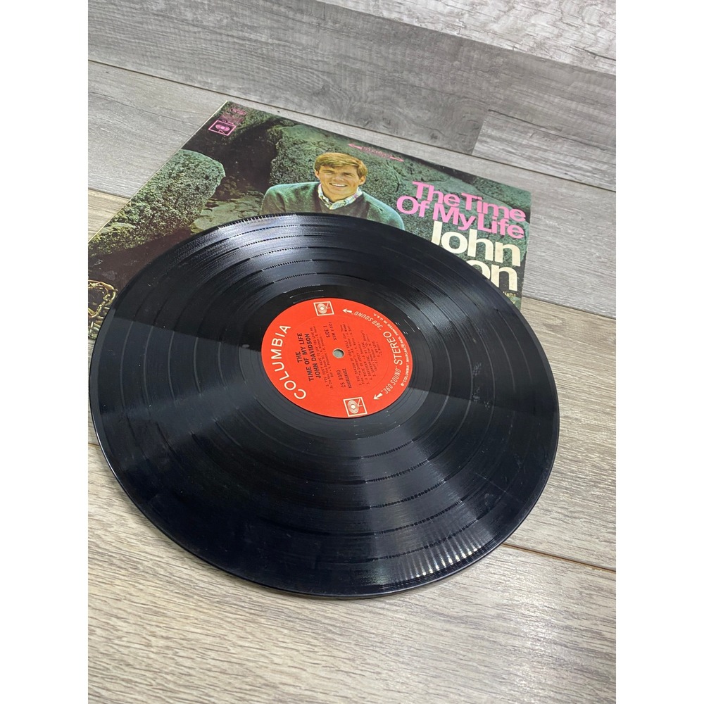 John Davidson The Time Of My Life Vinyl Record LP Columbia Records CS 9380‎